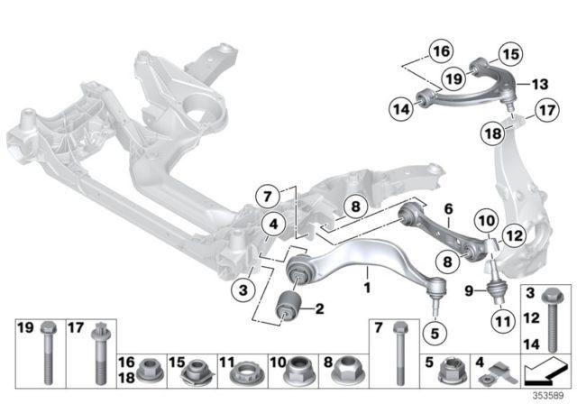 31126777730 Reaktiotanko Etutukivarsi Etummainen Oikea BMW F01 F02