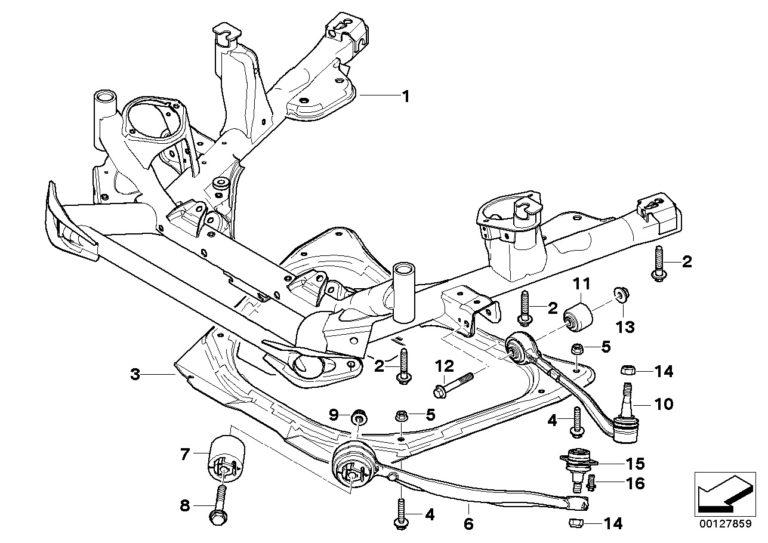 31126756491 Pallonivel Eteen Vasen Oikea BMW X5 E53 OE Bemariosat Fi