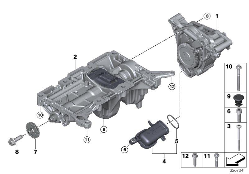 11277606092 bmw пробка